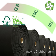 G5 natrual rubber sheet rubber foam sheet